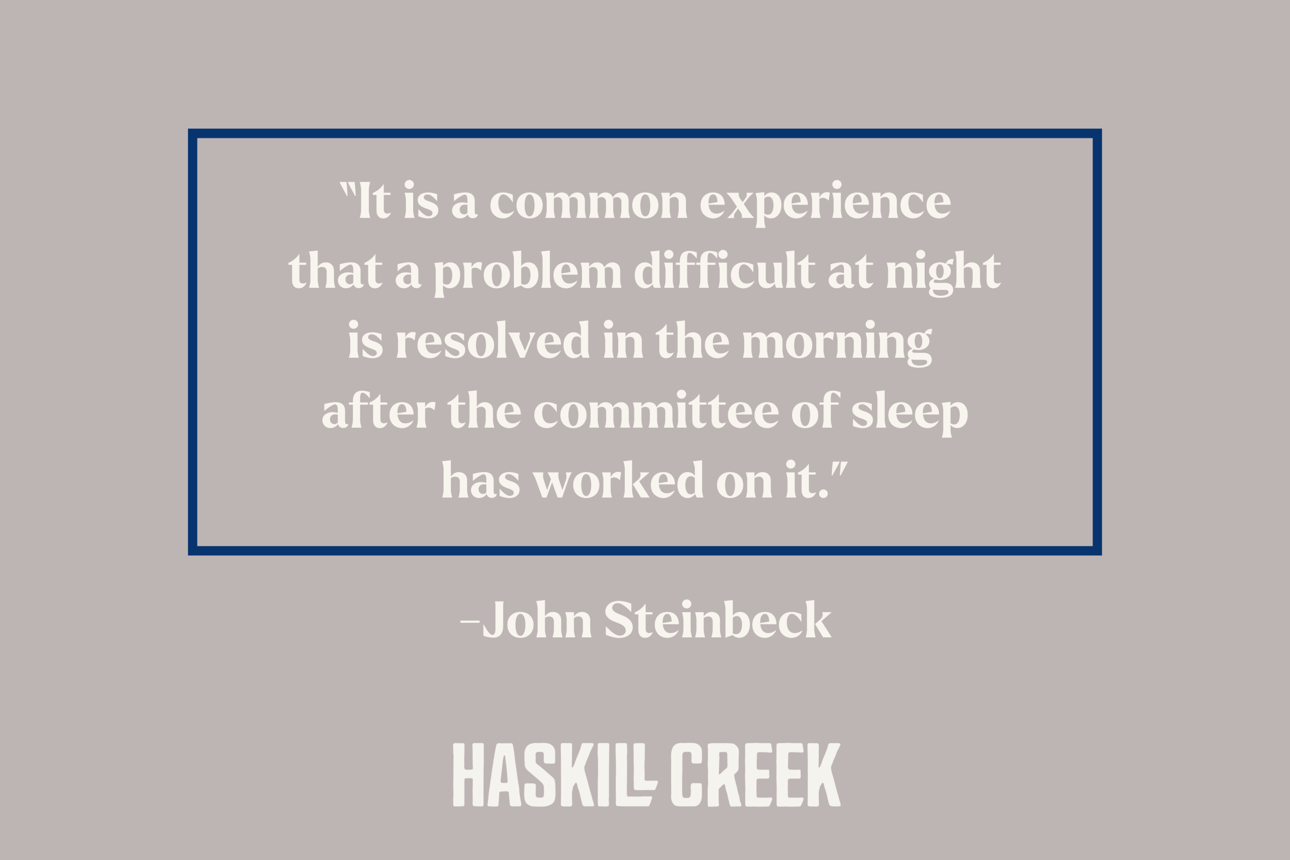Sleep