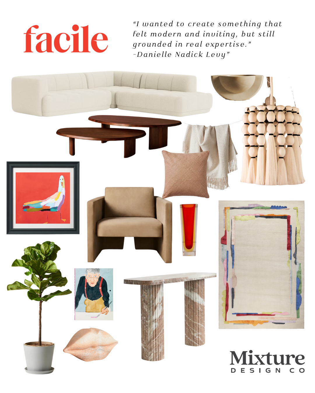 Effortless Modern Living Room Design: The Facile Skincare Influence