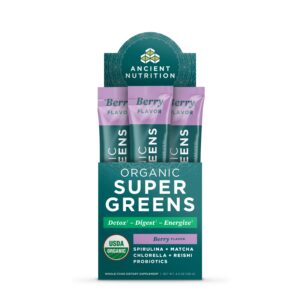 Berry Organic Super Greens | Box 16 ct