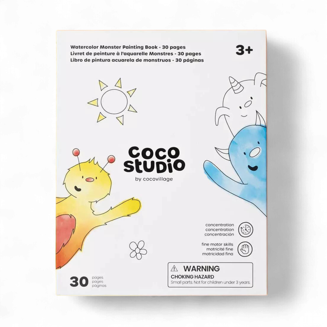 Watercolor Painting Book | 30 Pages